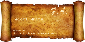Feicht Anita névjegykártya